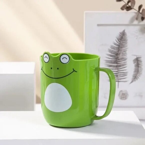 Creative Cartoon Frog Toothbrush Mouthwash Cup - Picture 2 of 7